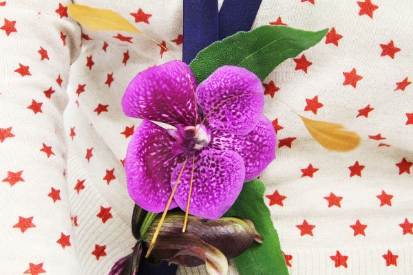 Collier de fleurs fra&icirc;ches