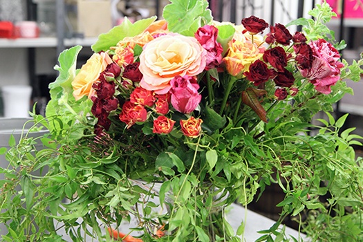 Bouquet de roses parfum&eacute; 